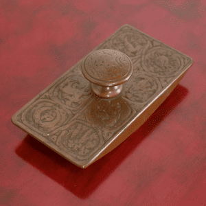 Tiffany Studios New York Zodiac Bronze Rocker Blotter