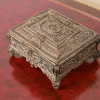 Antique French Repousse Silver Jewelry Box