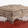 Antique French Repousse Silver Jewelry Box - Image 4