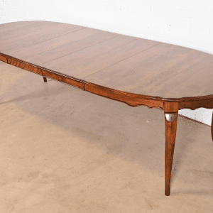 Ethan Allen French Provincial Solid Birch Extension Dining Table, Newly Refinished