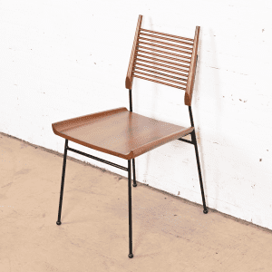 Paul McCobb Planner Group Maple and Iron "Shovel" Side Chair, Fully Restored