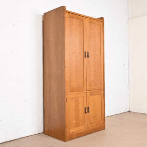 Stickley Mission Oak Arts & Crafts Media Armoire Cabinet