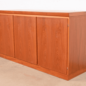 Skovby Danish Modern Teak Sideboard or Bar Cabinet, Circa 1970s