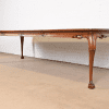 Drexel Heritage Hollywood Regency Chinoiserie Walnut Extension Dining Table, Newly Refinished - Image 2