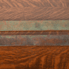 Tiffany Studios New York Pine Needle Bronze Blotter Ends With Leather Desk Blotter, Circa 1910 - Image 9