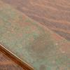 Tiffany Studios New York Pine Needle Bronze Blotter Ends With Leather Desk Blotter, Circa 1910 - Image 10