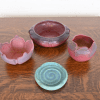 Van Briggle Arts & Crafts Tulip Form Pink and Lavender Glazed Ceramic Bowl, Early 20th Century - Image 10