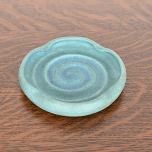 Van Briggle Arts & Crafts Turquoise Glazed Ashtray or Catchall, Early 20th Century