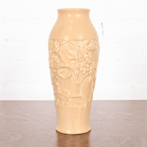 Rookwood Pottery Arts & Crafts Large Glazed Ceramic Dogwood Decorated Vase, 1922