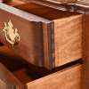 Kindel Furniture Georgian Carved Mahogany Block Front Chests of Drawers, Newly Refinished - Image 6