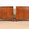 Kindel Furniture Georgian Carved Mahogany Block Front Chests of Drawers, Newly Refinished - Image 11
