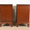 Kindel Furniture Georgian Carved Mahogany Block Front Chests of Drawers, Newly Refinished - Image 10