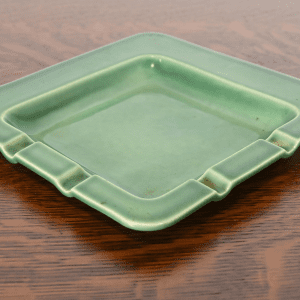 Rookwood Pottery Mid-Century Large Glazed Ceramic Ash Tray, 1955