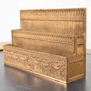 Tiffany Studios New York Adam Bronze Doré Letter Rack