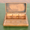 Tiffany Studios New York American Indian Pattern Bronze Stamp Box - Image 7