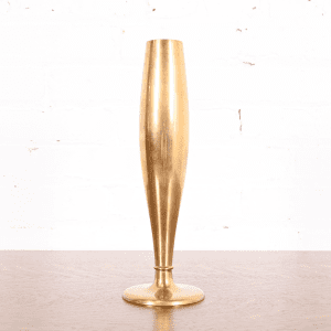 Art Deco Bronze Tall Bud Vase by Dirilyte