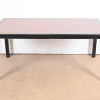 Dunbar Style Rosewood and Black Lacquered Extension Dining Table, Newly Refinished - Image 8