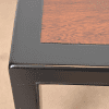 Dunbar Style Rosewood and Black Lacquered Extension Dining Table, Newly Refinished - Image 6