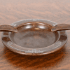 Heintz Arts & Crafts Sterling Silver on Bronze Ashtray - Image 2