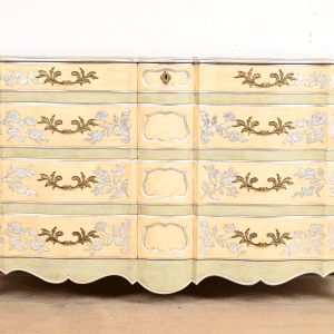John Widdicomb French Provincial Louis XV Painted Dresser, Circa 1950s