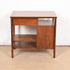 John Widdicomb Mid-Century Modern Walnut Nightstand, Newly Refinished - Image 2