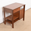 John Widdicomb Mid-Century Modern Walnut Nightstand, Newly Refinished - Image 5