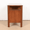 John Widdicomb Mid-Century Modern Walnut Nightstand, Newly Refinished - Image 10