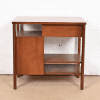 John Widdicomb Mid-Century Modern Walnut Nightstand, Newly Refinished - Image 11