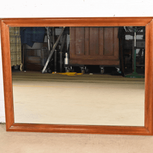Kindel Furniture Mid-Century Fruitwood Framed Wall Mirror, 1960s