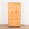 Milo Baughman Style Burl Wood Armoire Dresser or Gentleman's Chest by Henredon - Image 2