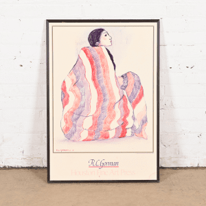 R. C. Gorman "Striped Blanket" Framed Print, 1985