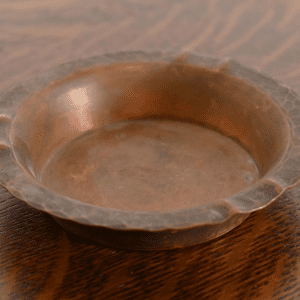 Roycroft Arts & Crafts Hammered Copper Ashtray or Catchall