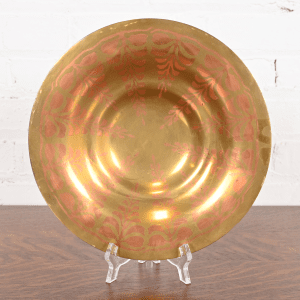 Tiffany & Co. Copper on Gilt Bronze Decorative Shallow Bowl, Circa 1900