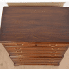 Henkel Harris Georgian Solid Mahogany Eight-Drawer Highboy Dresser, 1973 - Image 8