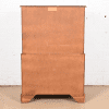 Henkel Harris Georgian Solid Mahogany Eight-Drawer Highboy Dresser, 1973 - Image 10