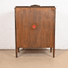 Landstrom French Regency Louis XVI Carved Burled Walnut Highboy Dresser, Circa 1940s - Image 10