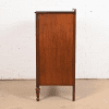 Landstrom French Regency Louis XVI Carved Burled Walnut Highboy Dresser, Circa 1940s - Image 9
