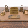 Roycroft Arts & Crafts Hammered Brass Over Copper Letter Rack - Image 11