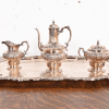 Tiffany & Co. Antique Repousse Silver Plate Coffee or Tea Service Set - Image 3