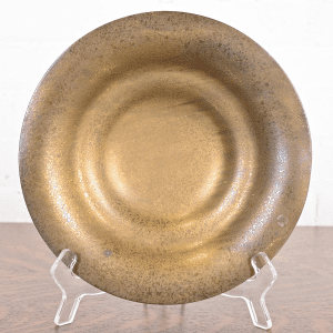 Tiffany Studios New York Bronze Doré Plate or Shallow Bowl