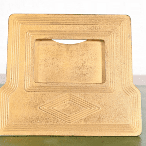 Tiffany Studios New York Graduate Bronze Doré Desk Calendar Frame or Picture Frame