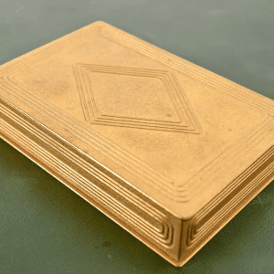 Tiffany Studios New York Graduate Pattern Bronze Doré Box