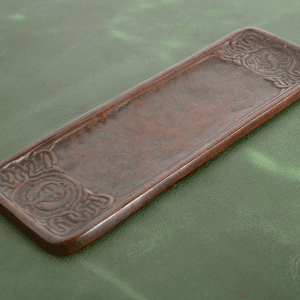 Tiffany Studios New York Zodiac Pattern Bronze Pen Tray