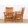 Stickley Mission Oak Arts & Crafts Dining Chairs, Set of Six - Image 10