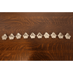 Tiffany & Co. Sterling Silver Leaf Form Nut Bowls, Set of Ten