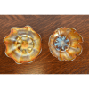 Louis Comfort Tiffany Favrile Iridescent Art Glass Ruffled Edge Finger Bowl With Underplate - Image 4