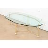 Labarge Hollywood Regency Brass and Glass Cocktail Table, Circa 1960s - Image 3