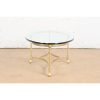 Labarge Hollywood Regency Brass and Glass Cocktail Table, Circa 1960s - Image 8