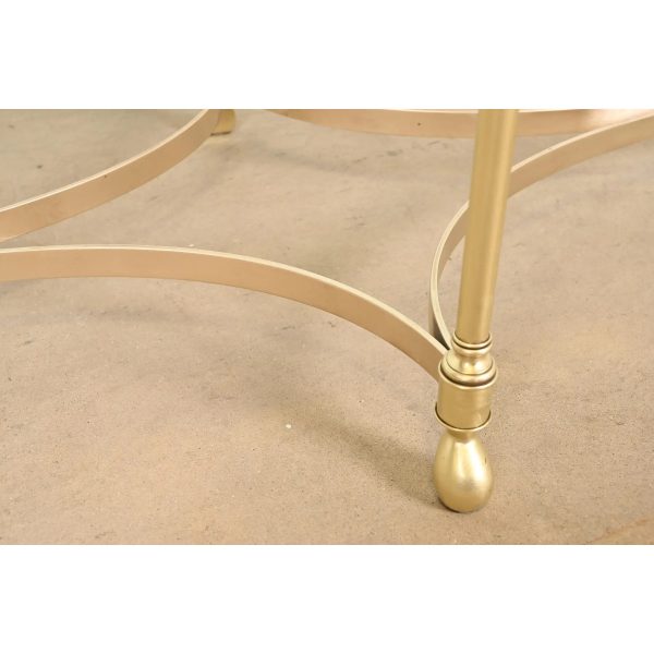 Labarge Hollywood Regency Brass and Glass Cocktail Table, Circa 1960s - Image 7