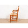 Limbert Antique Mission Oak Arts & Crafts Dining Chairs, Set of Six - Image 8